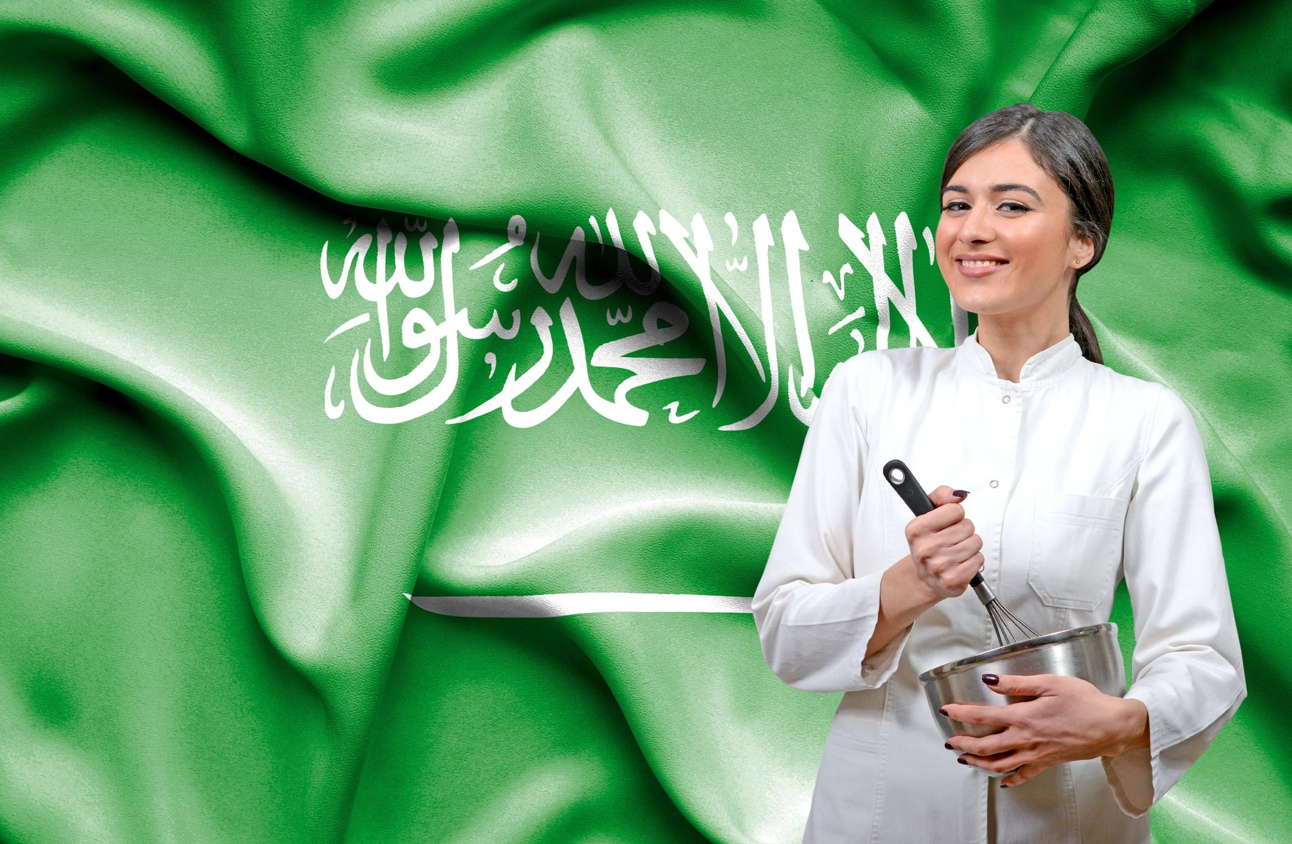 Saudi catering team