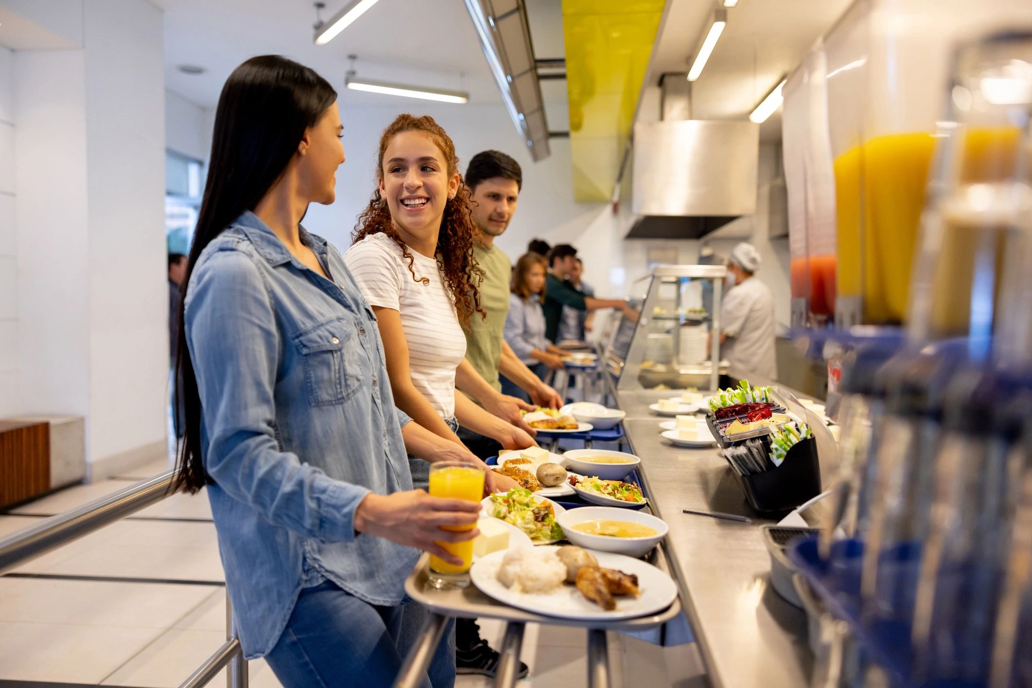 Fine dining catering presentation
