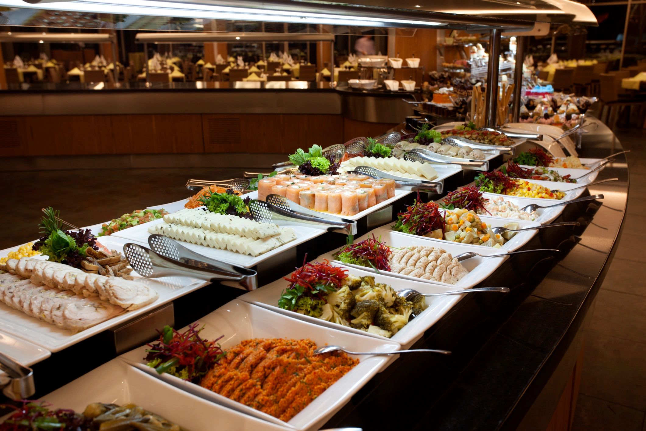 elegant buffet catering food