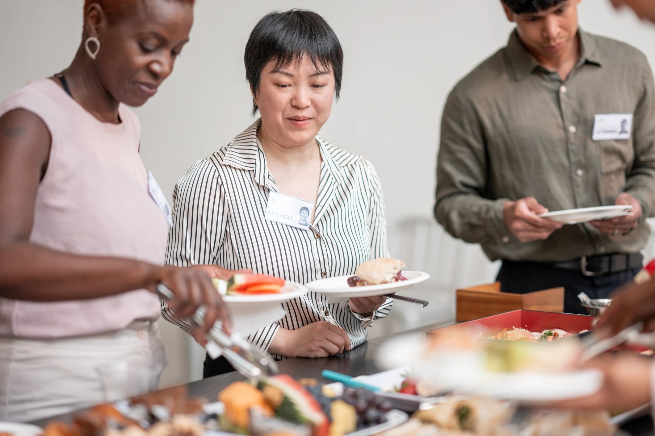 Corporate office lunch catering with fresh food