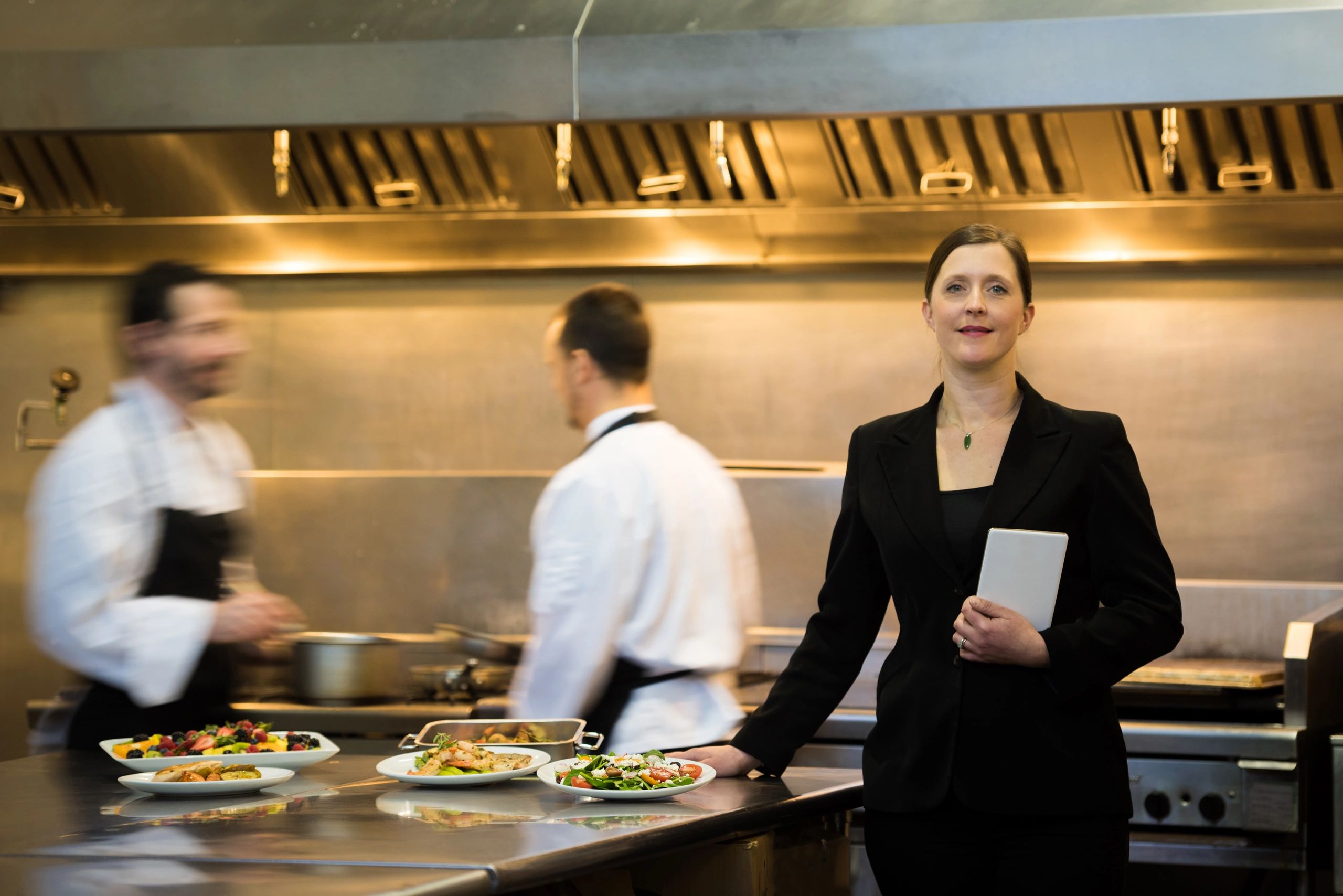 professional catering event team