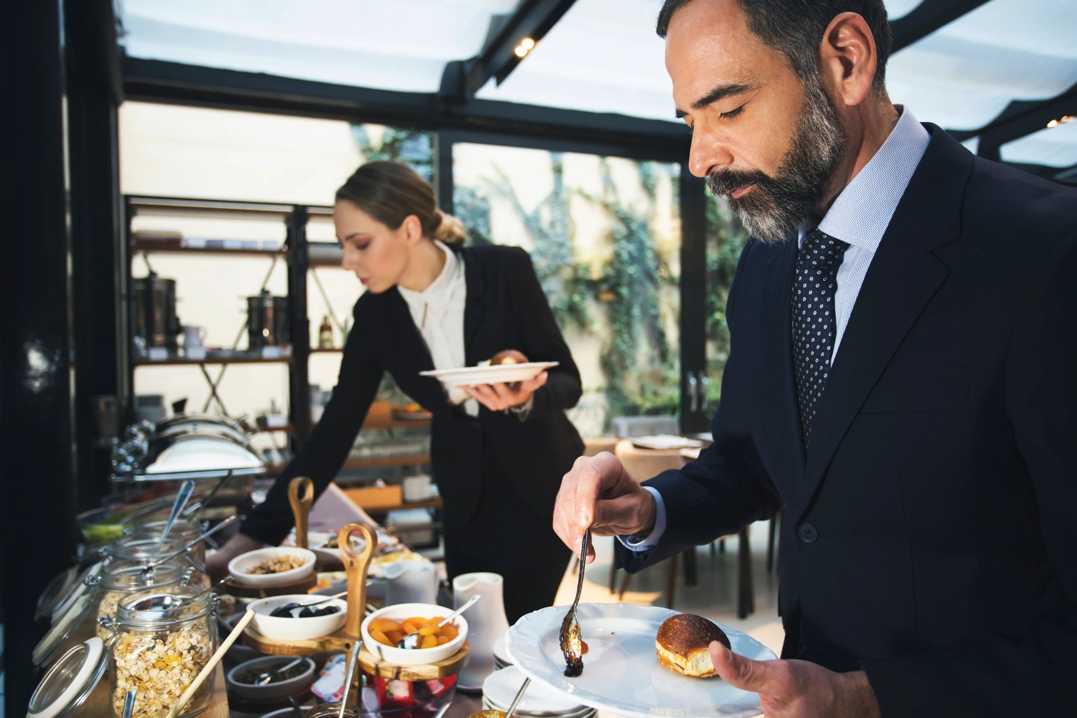 Corporate buffet arrangement